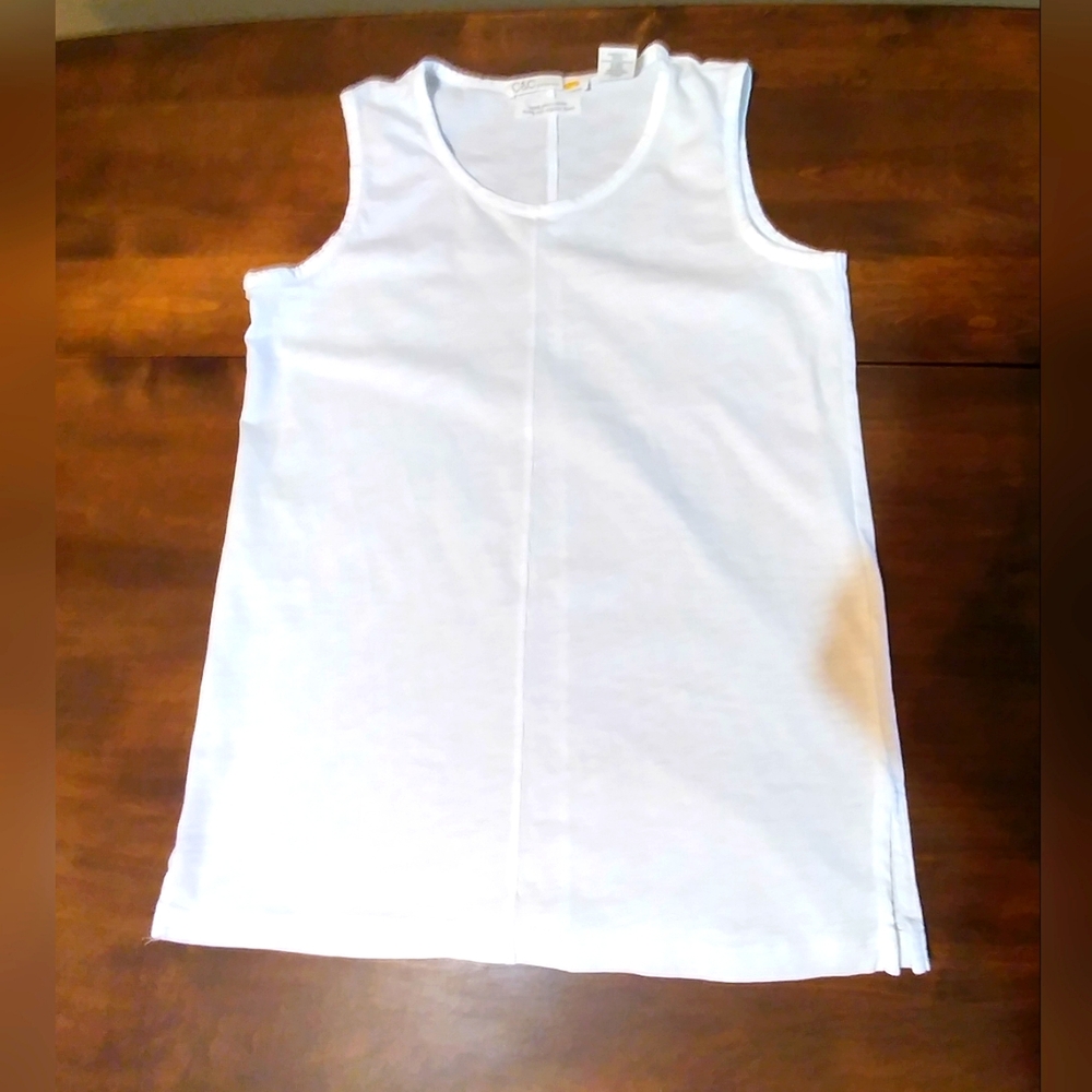White tank top